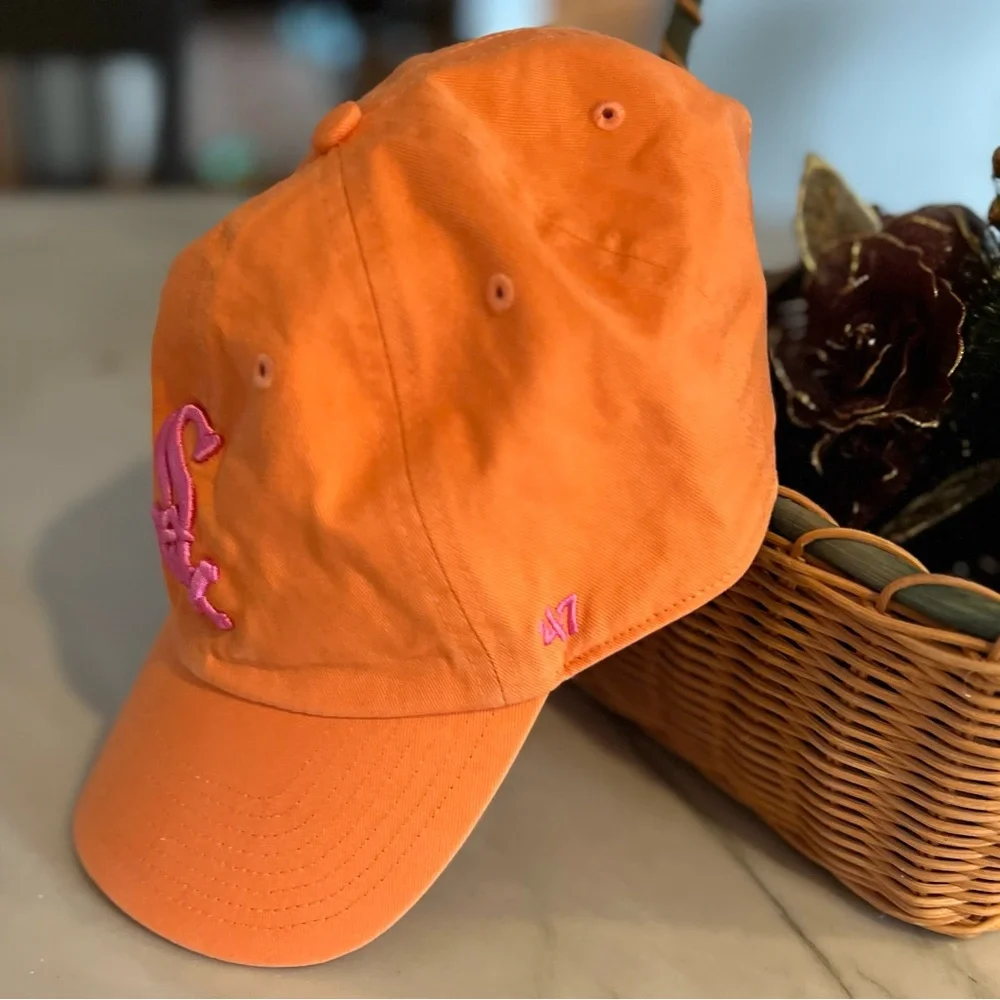 47 Sox women’s orange and pink baseball hat